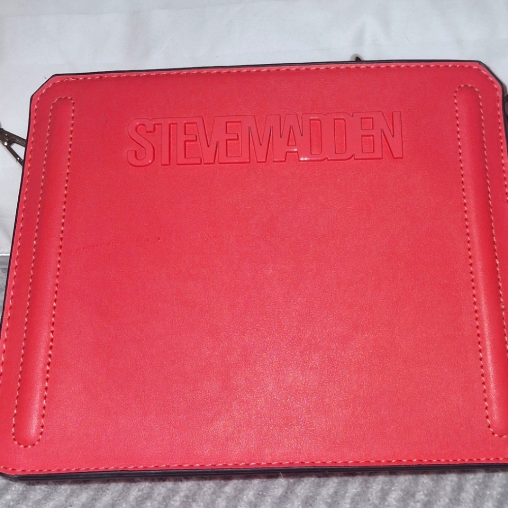 Steve Madden Vibrant Pinksh Red Women Handbag